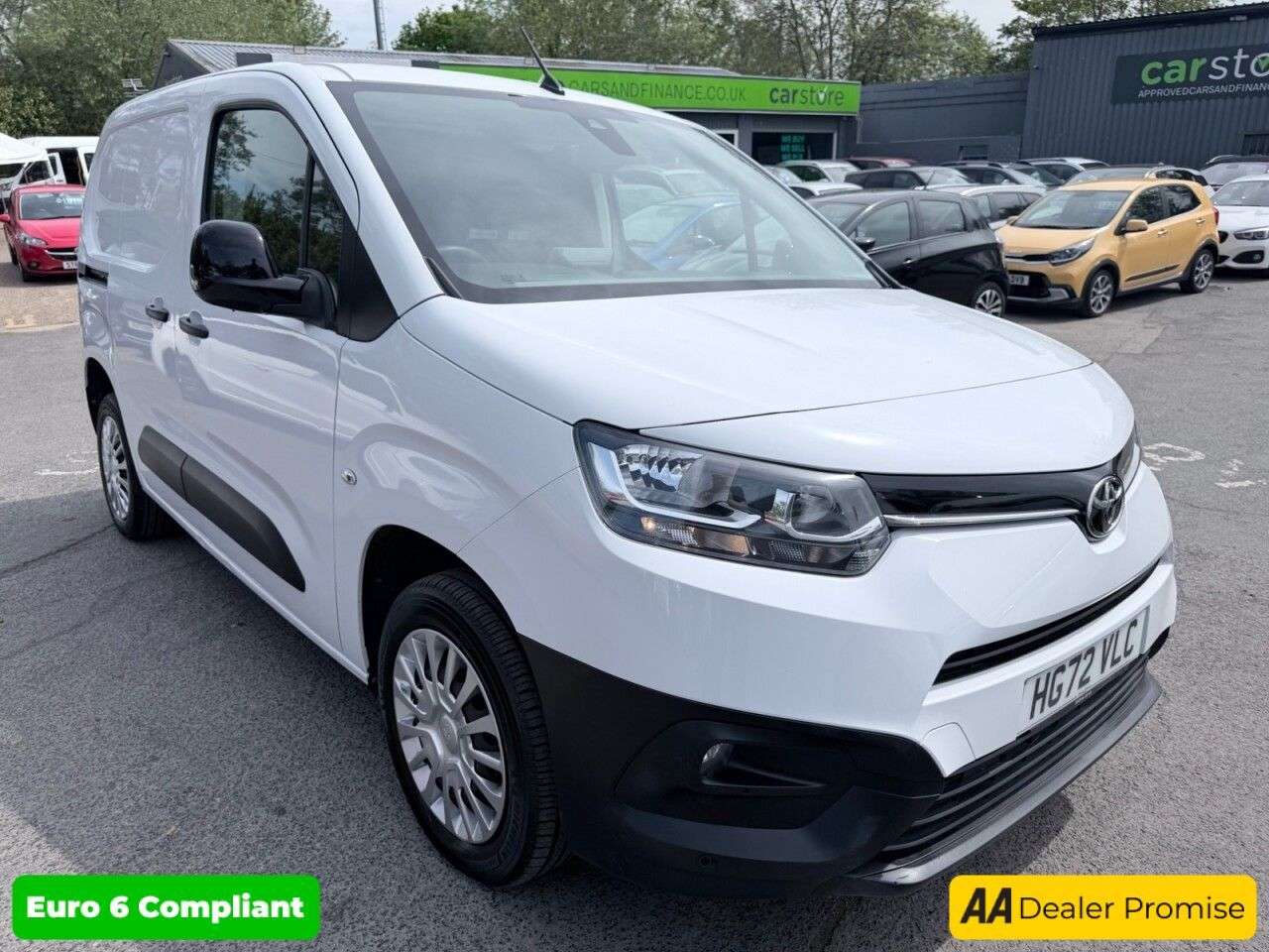 A 2023 TOYOTA PROACE CITY White 1.5 BlueHDi Icon panel van, 23,600 miles, Euro 6, 6-speed manual, 8in A 2023 TOYOTA PROACE CITY White 1.5 BlueHDi Icon panel van, 23,600 miles, Euro 6, 6-speed manual, 8in