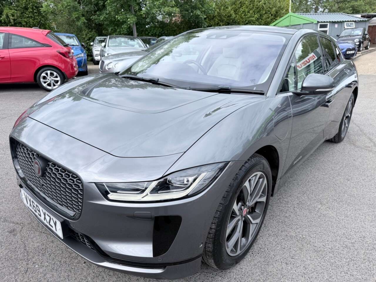 A 2019 JAGUAR I-PACE Grey 400 90kWh HSE electric SUV, 36,400 miles, Automatic 4WD, 20in Alloys, A 2019 JAGUAR I-PACE Grey 400 90kWh HSE electric SUV, 36,400 miles, Automatic 4WD, 20in Alloys,