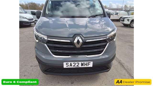 A 2022 RENAULT TRAFIC Grey 2.0 dCi Blue SL28 Business van, 74,200 miles, Euro 6, ULEZ compliant, A 2022 RENAULT TRAFIC Grey 2.0 dCi Blue SL28 Business van, 74,200 miles, Euro 6, ULEZ compliant,