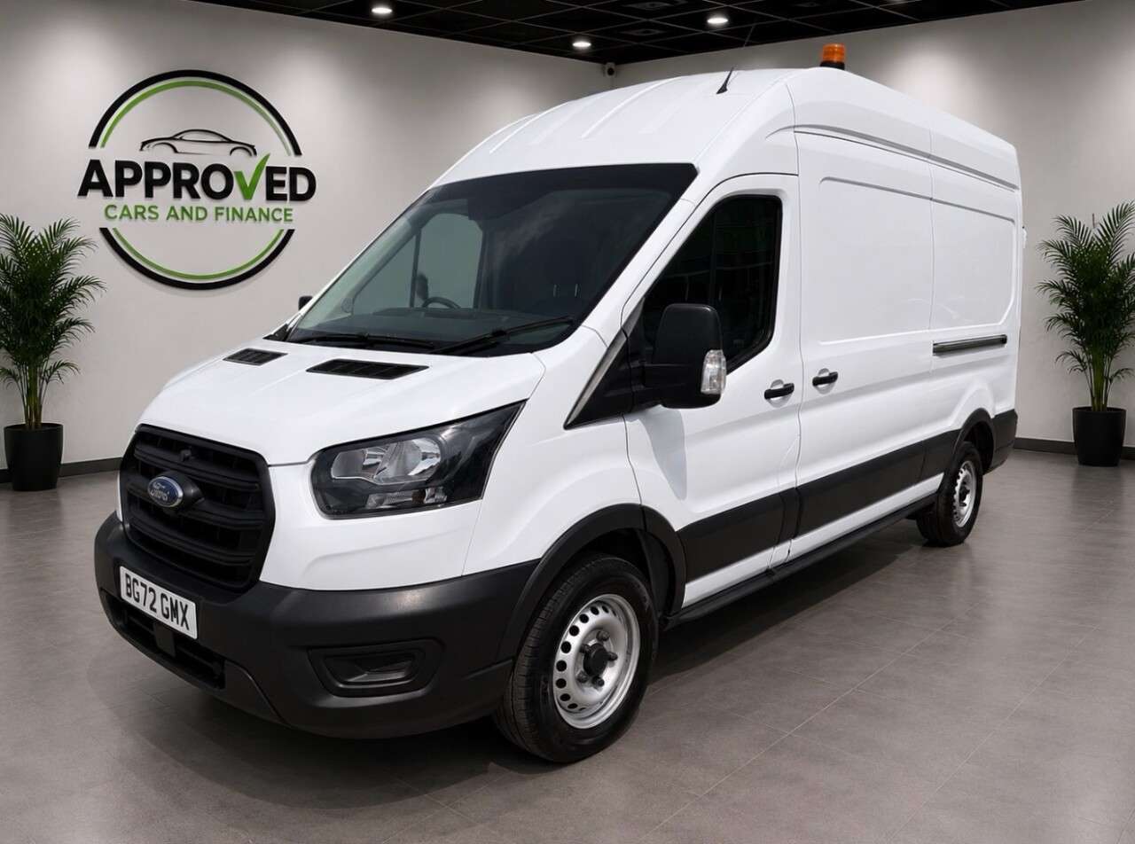 A 2022 FORD TRANSIT White 2.0 350 EcoBlue panel van, 64,700 miles, Euro 6, ULEZ compliant, 6-sp A 2022 FORD TRANSIT White 2.0 350 EcoBlue panel van, 64,700 miles, Euro 6, ULEZ compliant, 6-sp