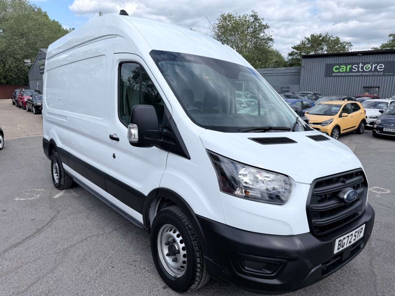 A 2022 FORD TRANSIT White 2.0 350 EcoBlue panel van, 35,700 miles, Euro 6, ULEZ compliant, 6-Sp A 2022 FORD TRANSIT White 2.0 350 EcoBlue panel van, 35,700 miles, Euro 6, ULEZ compliant, 6-Sp