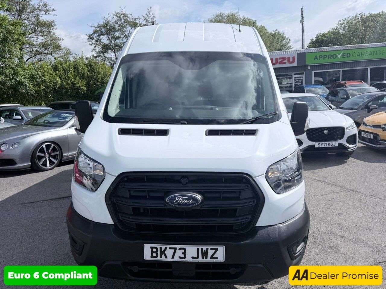A 2023 FORD TRANSIT White 2.0 350 EcoBlue panel van, 44,000 miles, Euro 6, ULEZ compliant, 6-Sp A 2023 FORD TRANSIT White 2.0 350 EcoBlue panel van, 44,000 miles, Euro 6, ULEZ compliant, 6-Sp