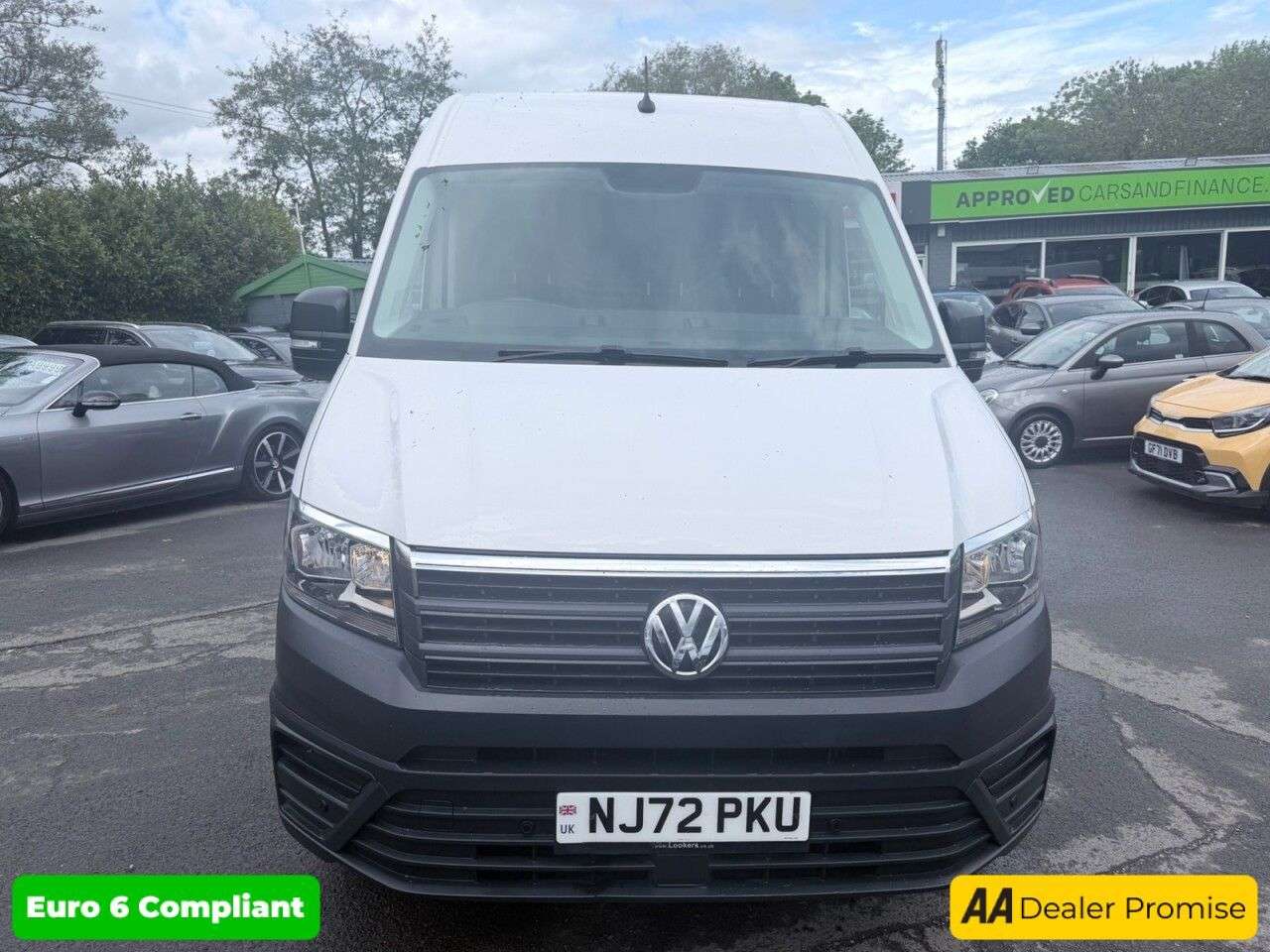 A 2022 VOLKSWAGEN CRAFTER White 2.0 TDI CR35 Trendline van, 78,400 miles, Euro 6, ULEZ compliant, 6-S A 2022 VOLKSWAGEN CRAFTER White 2.0 TDI CR35 Trendline van, 78,400 miles, Euro 6, ULEZ compliant, 6-S