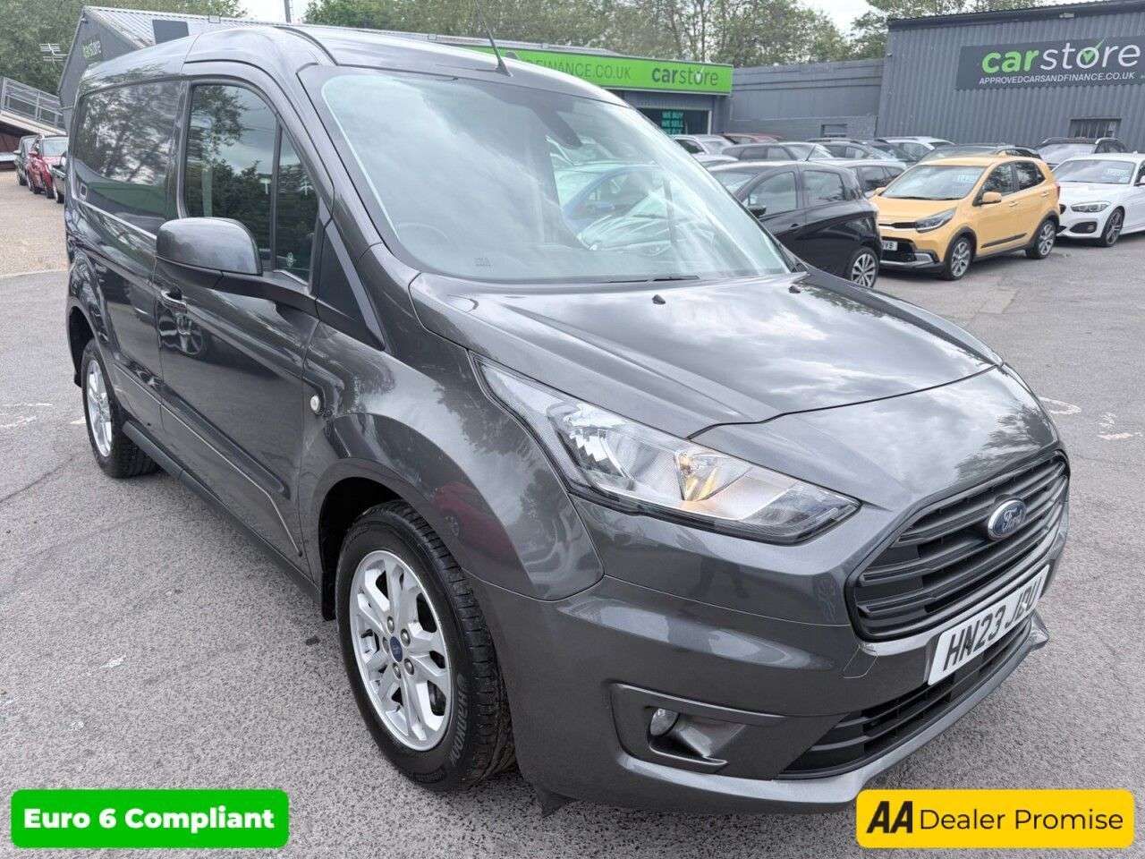 A 2023 FORD TRANSIT CONNECT Grey 1.5 240 EcoBlue Limited panel van, 57,200 miles, ULEZ compliant, 6-spe A 2023 FORD TRANSIT CONNECT Grey 1.5 240 EcoBlue Limited panel van, 57,200 miles, ULEZ compliant, 6-spe