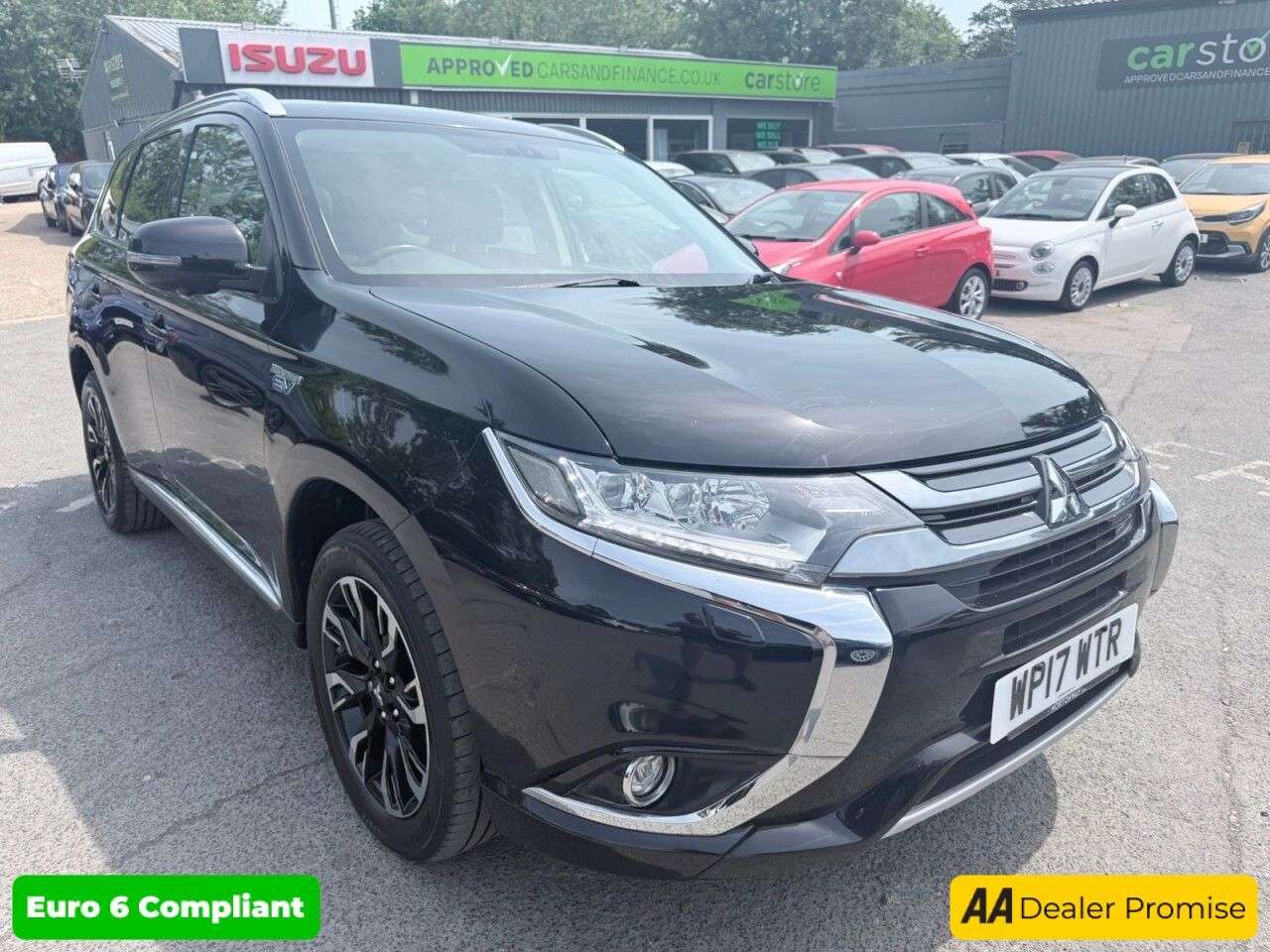 A 2017 MITSUBISHI OUTLANDER Black 2.0h 12kWh 4h PHEV SUV, 46,500 miles, ULEZ compliant, Automatic, 4WD, A 2017 MITSUBISHI OUTLANDER Black 2.0h 12kWh 4h PHEV SUV, 46,500 miles, ULEZ compliant, Automatic, 4WD,
