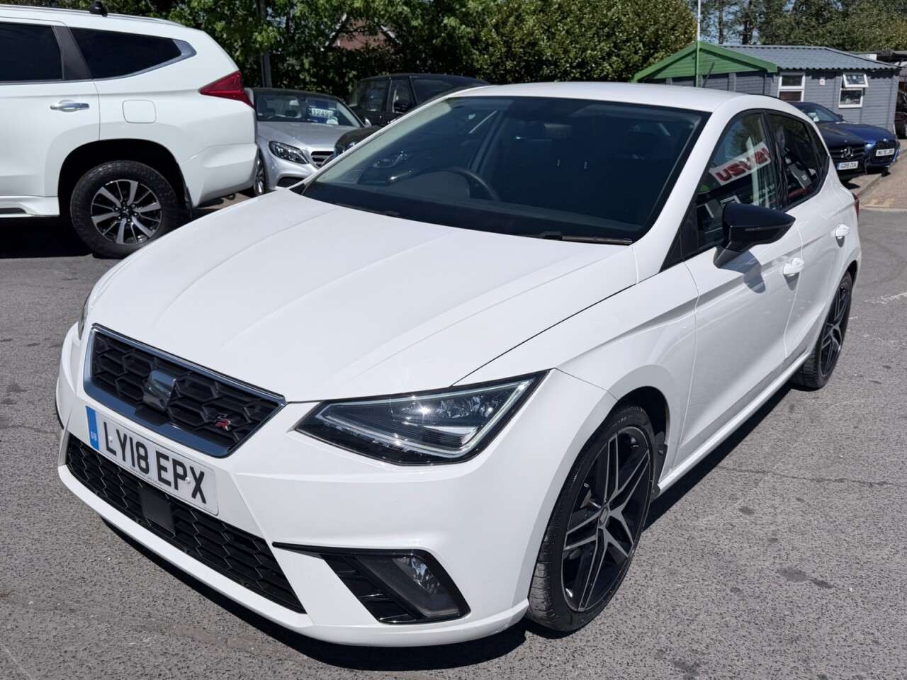 A 2018 SEAT IBIZA White 1.0 TSI FR hatchback, 63,500 miles, Euro 6, ULEZ compliant, 6-Speed m A 2018 SEAT IBIZA White 1.0 TSI FR hatchback, 63,500 miles, Euro 6, ULEZ compliant, 6-Speed m