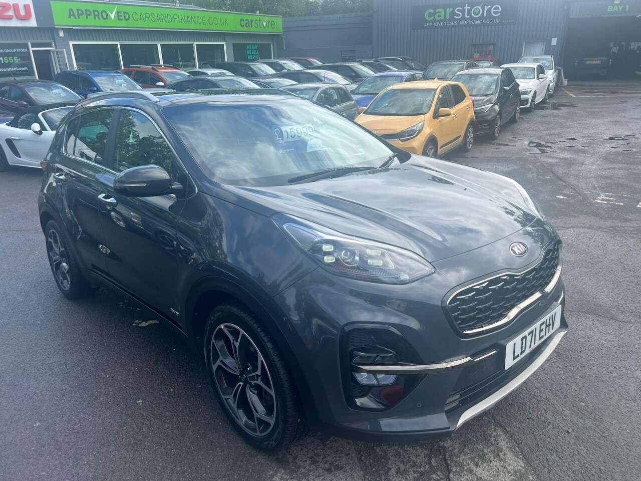 A 2021 KIA SPORTAGE Grey 1.6 T-GDi GT-Line S SUV, 70,000 miles, Euro 6, Automatic AWD, 19in all A 2021 KIA SPORTAGE Grey 1.6 T-GDi GT-Line S SUV, 70,000 miles, Euro 6, Automatic AWD, 19in all