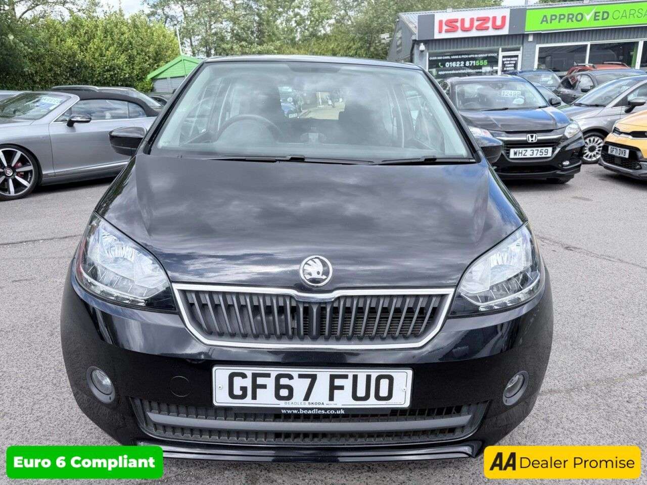 A 2017 SKODA CITIGO Black 1.0 MPI GreenTech SE L hatchback, 23,000 miles, Euro 6, ULEZ complian A 2017 SKODA CITIGO Black 1.0 MPI GreenTech SE L hatchback, 23,000 miles, Euro 6, ULEZ complian