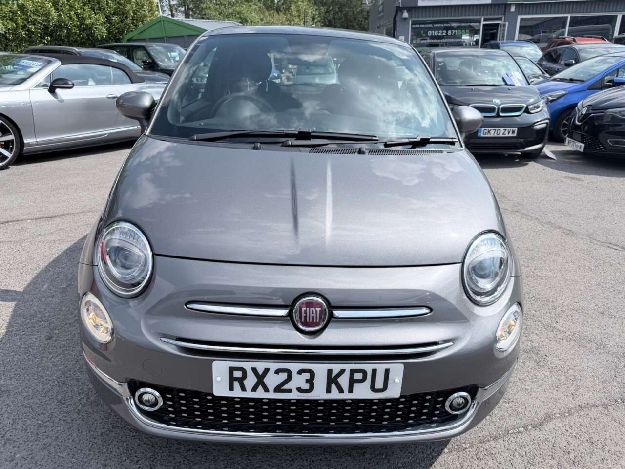 A 2023 FIAT 500 Grey 1.0 MHEV hatchback, 44,183 miles, Euro 6, ULEZ compliant, 6-speed manu A 2023 FIAT 500 Grey 1.0 MHEV hatchback, 44,183 miles, Euro 6, ULEZ compliant, 6-speed manu