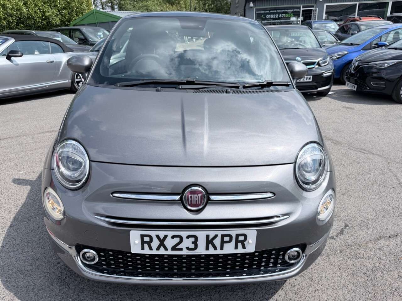 A 2023 FIAT 500 Grey 1.0 MHEV hatchback, 42,442 miles, Euro 6, ULEZ compliant, 6-speed manu A 2023 FIAT 500 Grey 1.0 MHEV hatchback, 42,442 miles, Euro 6, ULEZ compliant, 6-speed manu