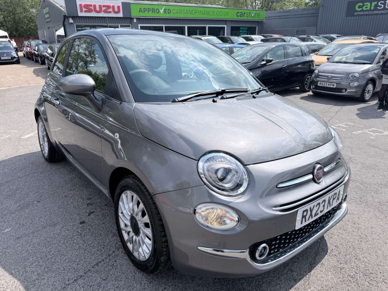 A 2023 FIAT 500 Grey 1.0 MHEV hatchback, 41,298 miles, Euro 6, ULEZ compliant, 6-speed manu A 2023 FIAT 500 Grey 1.0 MHEV hatchback, 41,298 miles, Euro 6, ULEZ compliant, 6-speed manu