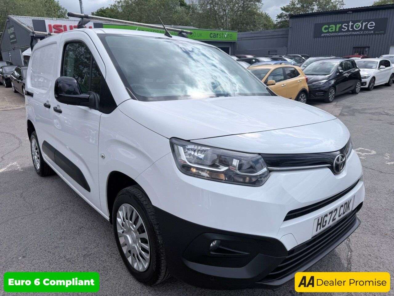 A 2023 TOYOTA PROACE CITY White 1.5 BlueHDi Icon panel van, 86,000 miles, Euro 6, 6-Speed manual, A/C A 2023 TOYOTA PROACE CITY White 1.5 BlueHDi Icon panel van, 86,000 miles, Euro 6, 6-Speed manual, A/C