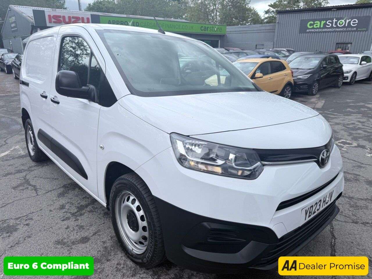 A 2023 TOYOTA PROACE CITY White 1.5 BlueHDi Active panel van, 29,800 miles, Euro 6, ULEZ compliant, 6 A 2023 TOYOTA PROACE CITY White 1.5 BlueHDi Active panel van, 29,800 miles, Euro 6, ULEZ compliant, 6