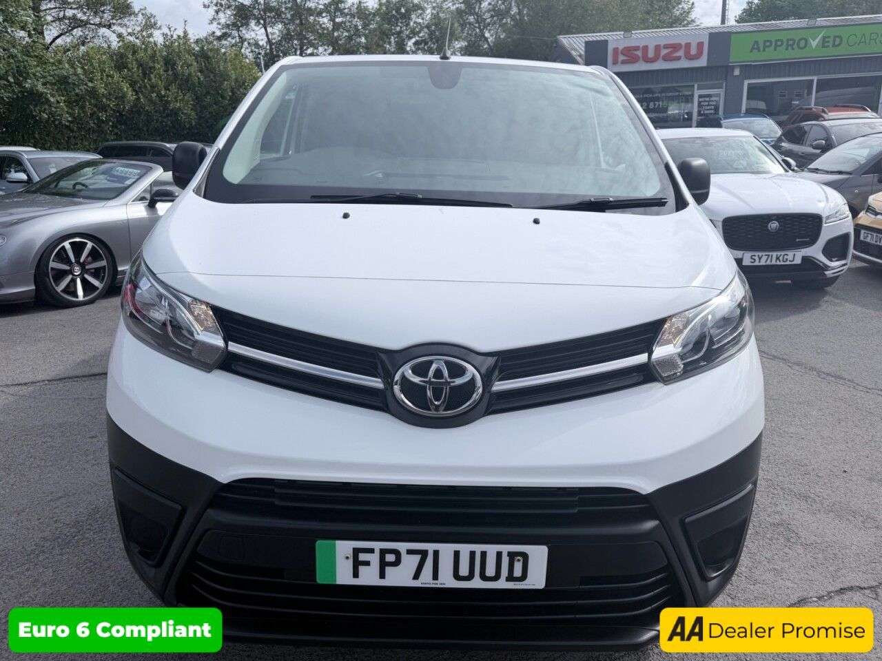 A 2021 TOYOTA PROACE White 50kWh Icon electric panel van, 7,800 miles, Automatic, Touchscreen, A A 2021 TOYOTA PROACE White 50kWh Icon electric panel van, 7,800 miles, Automatic, Touchscreen, A