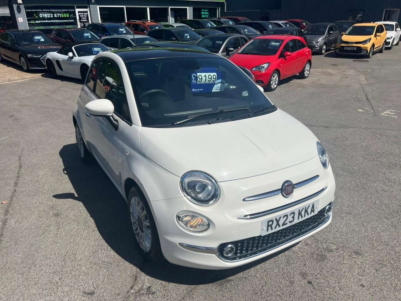 A 2023 FIAT 500 White 1.0 MHEV hatchback, 39,960 miles, Euro 6, ULEZ compliant, 6-speed man A 2023 FIAT 500 White 1.0 MHEV hatchback, 39,960 miles, Euro 6, ULEZ compliant, 6-speed man