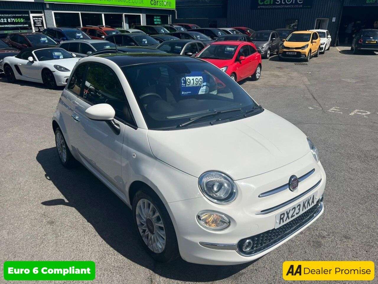 A 2023 FIAT 500 White 1.0 MHEV hatchback, 39,960 miles, Euro 6, ULEZ compliant, 6-speed man A 2023 FIAT 500 White 1.0 MHEV hatchback, 39,960 miles, Euro 6, ULEZ compliant, 6-speed man