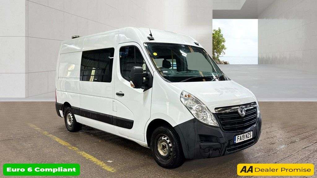 A 2019 VAUXHALL MOVANO 2.3 CDTi mess unit, 46,000 miles, Euro 6, 6-speed manual, A/C, Rear Camera, A 2019 VAUXHALL MOVANO 2.3 CDTi mess unit, 46,000 miles, Euro 6, 6-speed manual, A/C, Rear Camera,