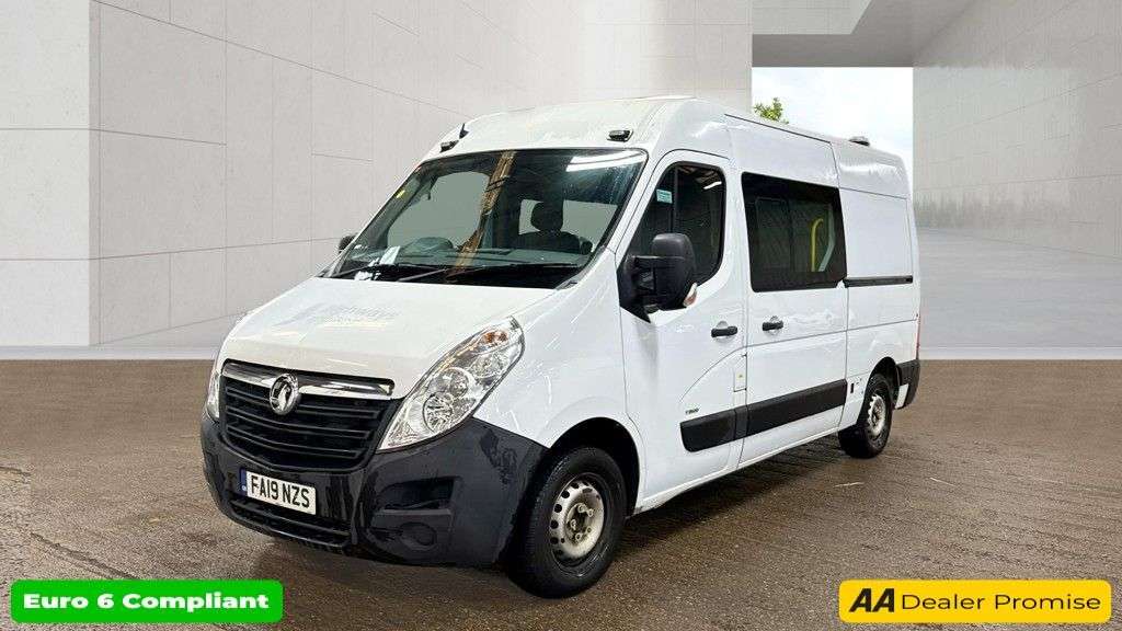 A 2019 VAUXHALL MOVANO 2.3 CDTi mess unit, 46,000 miles, Euro 6, 6-speed manual, A/C, Rear Camera, A 2019 VAUXHALL MOVANO 2.3 CDTi mess unit, 46,000 miles, Euro 6, 6-speed manual, A/C, Rear Camera,