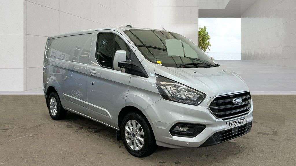 A 2021 FORD TRANSIT CUSTOM Silver 2.0 280 EcoBlue Limited van, 49,800 miles, Euro 6, 6-Speed manual, A A 2021 FORD TRANSIT CUSTOM Silver 2.0 280 EcoBlue Limited van, 49,800 miles, Euro 6, 6-Speed manual, A