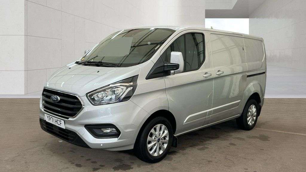A 2021 FORD TRANSIT CUSTOM Silver 2.0 280 EcoBlue Limited van, 49,800 miles, Euro 6, 6-Speed manual, A A 2021 FORD TRANSIT CUSTOM Silver 2.0 280 EcoBlue Limited van, 49,800 miles, Euro 6, 6-Speed manual, A