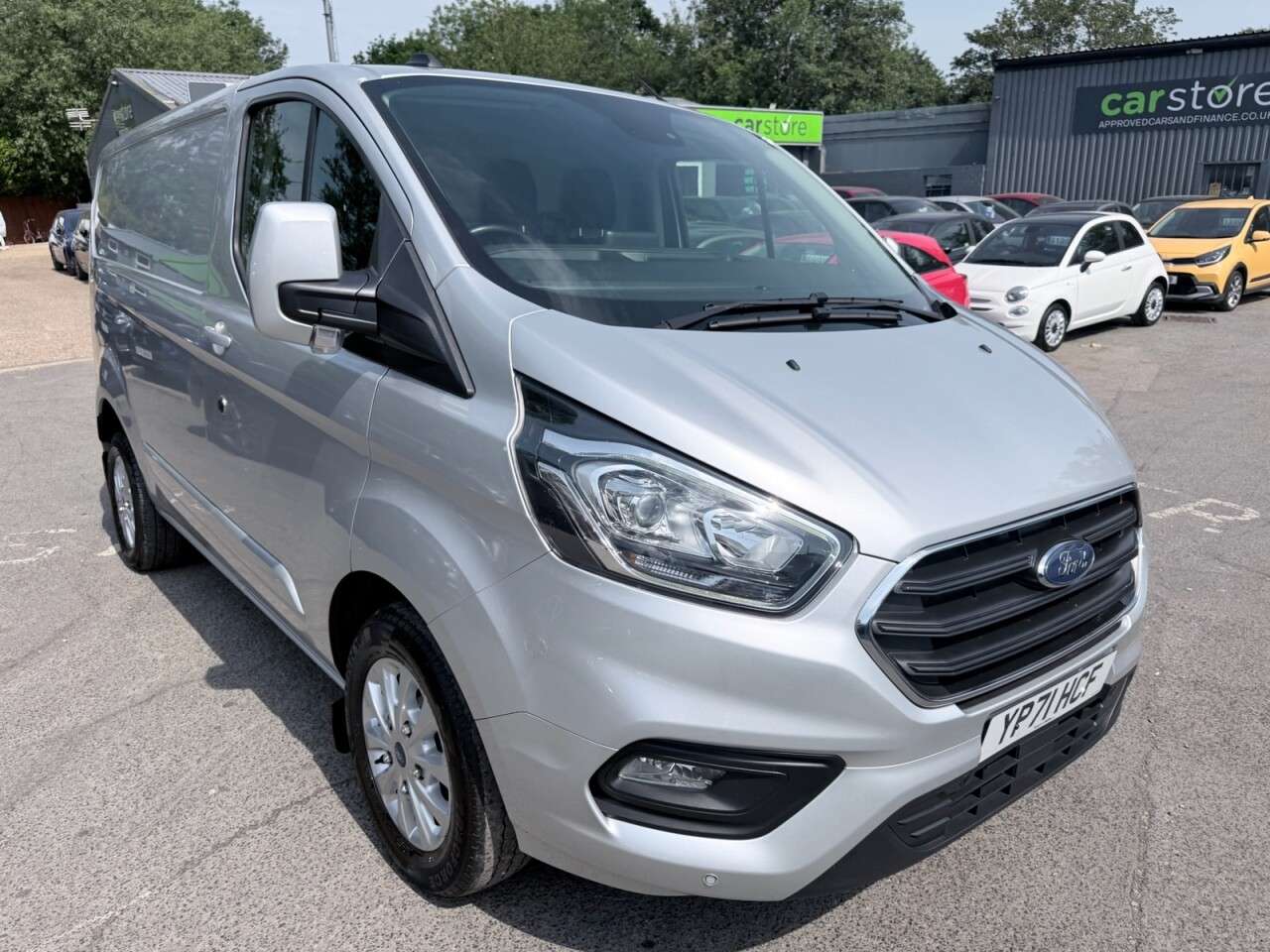 A 2021 FORD TRANSIT CUSTOM Silver 2.0 280 EcoBlue Limited van, 49,800 miles, Euro 6, 6-Speed manual, A A 2021 FORD TRANSIT CUSTOM Silver 2.0 280 EcoBlue Limited van, 49,800 miles, Euro 6, 6-Speed manual, A