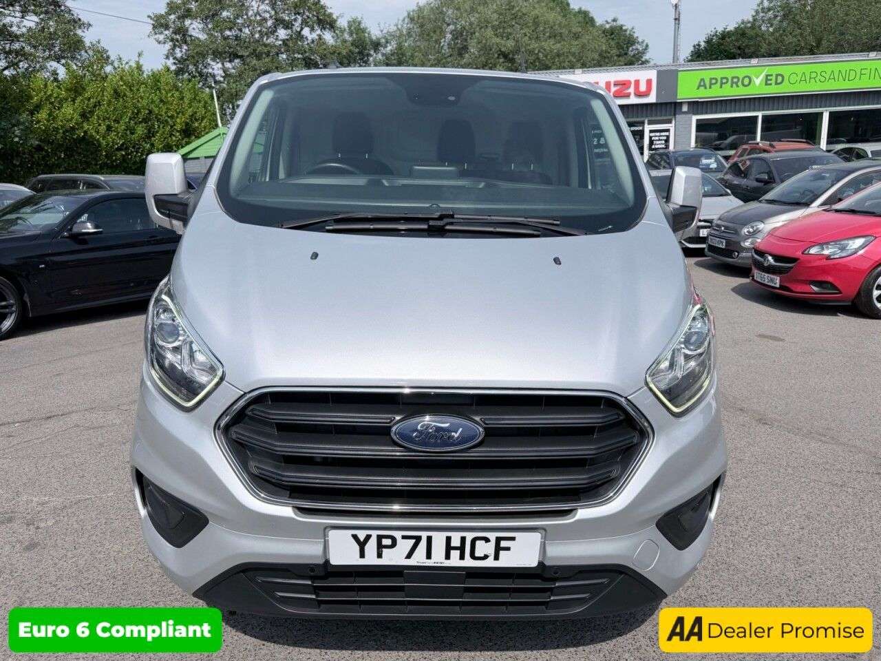 A 2021 FORD TRANSIT CUSTOM Silver 2.0 280 EcoBlue Limited van, 49,800 miles, Euro 6, 6-Speed manual, A A 2021 FORD TRANSIT CUSTOM Silver 2.0 280 EcoBlue Limited van, 49,800 miles, Euro 6, 6-Speed manual, A