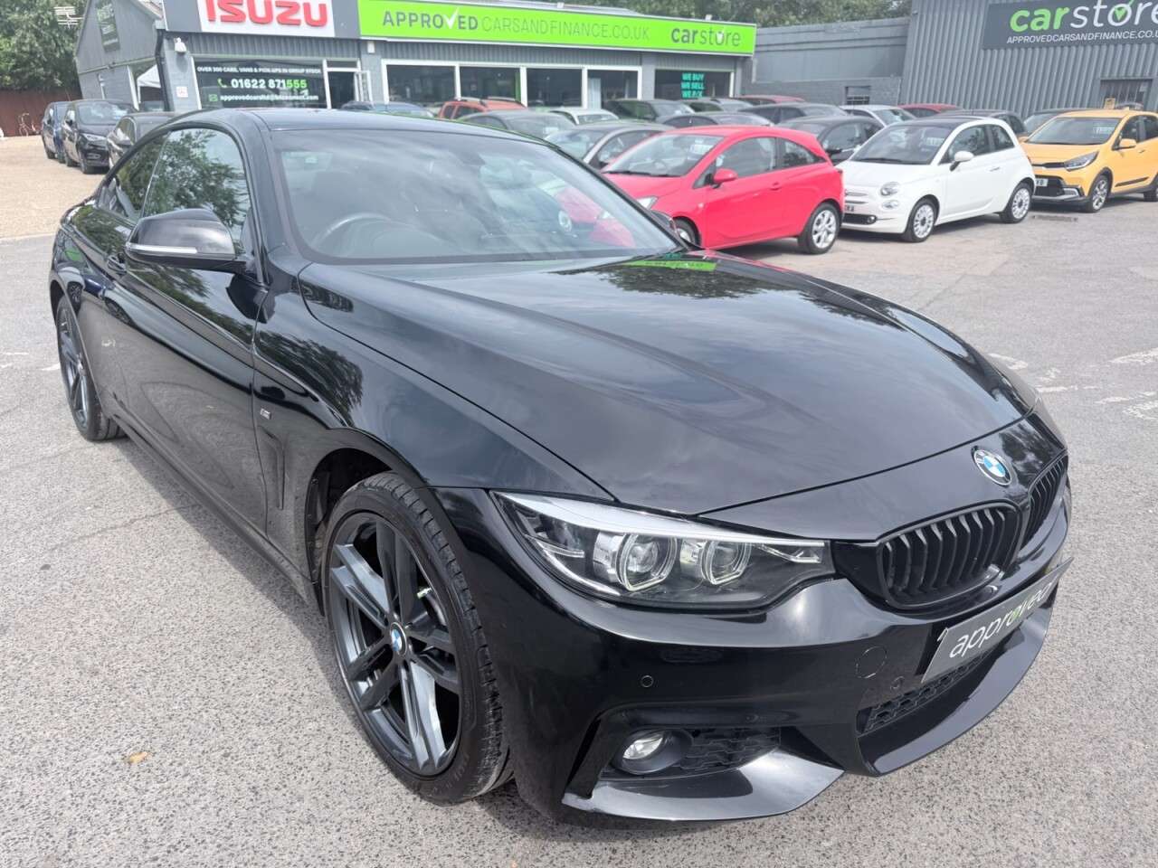 A 2019 BMW 4 SERIES Black BMW 420i M Sport xDrive, 58,000 miles, ULEZ compliant, Automatic, M S A 2019 BMW 4 SERIES Black BMW 420i M Sport xDrive, 58,000 miles, ULEZ compliant, Automatic, M S