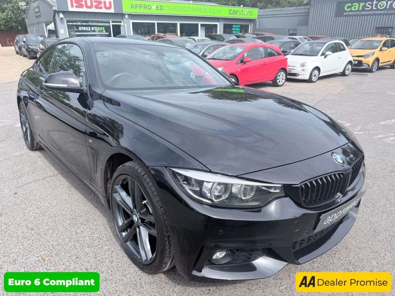 A 2019 BMW 4 SERIES Black BMW 420i M Sport xDrive, 58,000 miles, ULEZ compliant, Automatic, M S A 2019 BMW 4 SERIES Black BMW 420i M Sport xDrive, 58,000 miles, ULEZ compliant, Automatic, M S