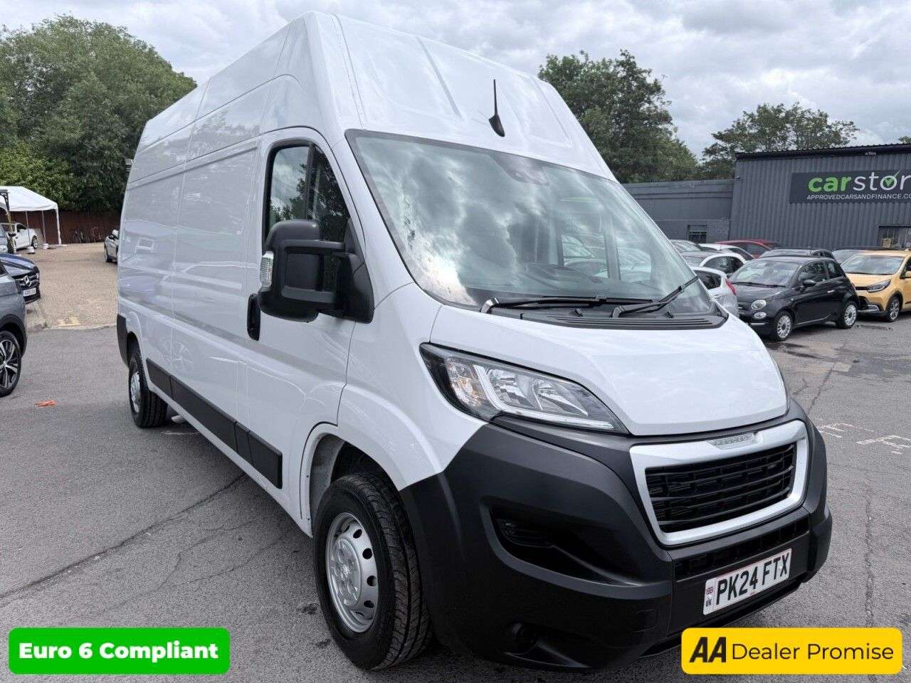 A 2024 PEUGEOT BOXER White 2.2 BlueHDi 335 Professional Premium+ L3 H3 van, 2,500 miles, Euro 6, A 2024 PEUGEOT BOXER White 2.2 BlueHDi 335 Professional Premium+ L3 H3 van, 2,500 miles, Euro 6,