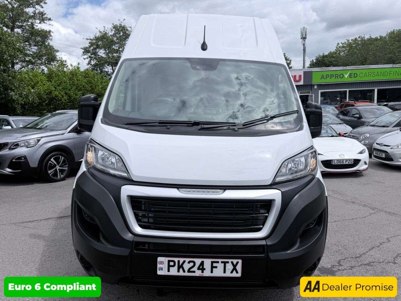 A 2024 PEUGEOT BOXER White 2.2 BlueHDi 335 Professional Premium+ L3 H3 van, 2,500 miles, Euro 6, A 2024 PEUGEOT BOXER White 2.2 BlueHDi 335 Professional Premium+ L3 H3 van, 2,500 miles, Euro 6,
