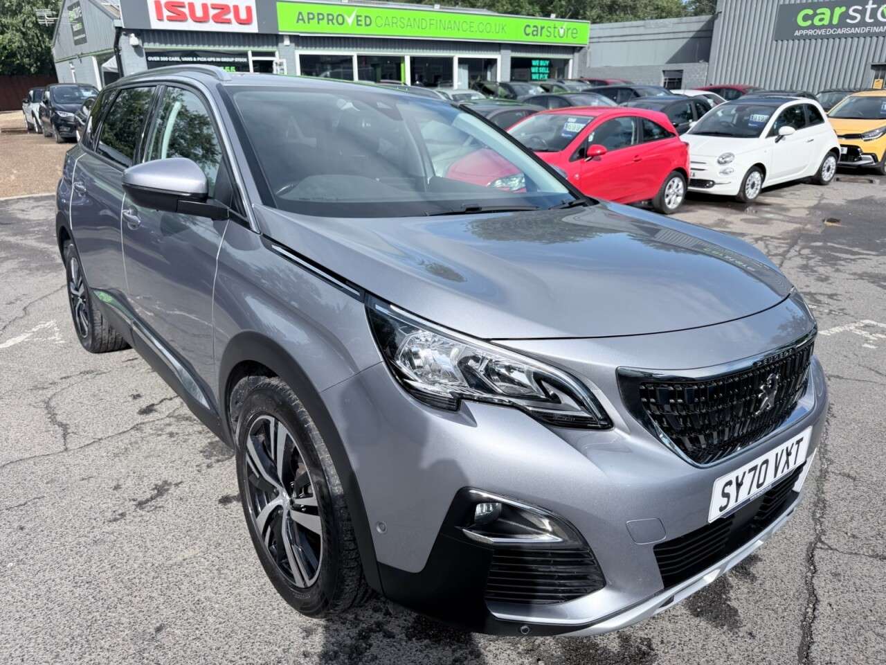 A 2020 PEUGEOT 5008 Grey 1.2 PureTech Allure SUV, 51,000 miles, Euro 6, 7 Seats, Sat nav, Rear A 2020 PEUGEOT 5008 Grey 1.2 PureTech Allure SUV, 51,000 miles, Euro 6, 7 Seats, Sat nav, Rear