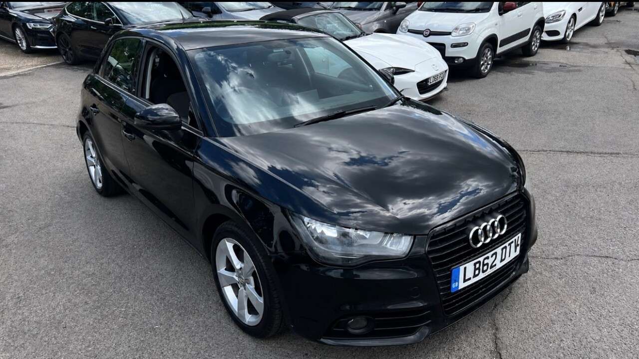 A 2012 AUDI A1 1.6 TDI Sport Sportback 5dr Diesel Manual Euro 5 (s/s) (105 ps) in solid bl A 2012 AUDI A1 1.6 TDI Sport Sportback 5dr Diesel Manual Euro 5 (s/s) (105 ps) in solid bl