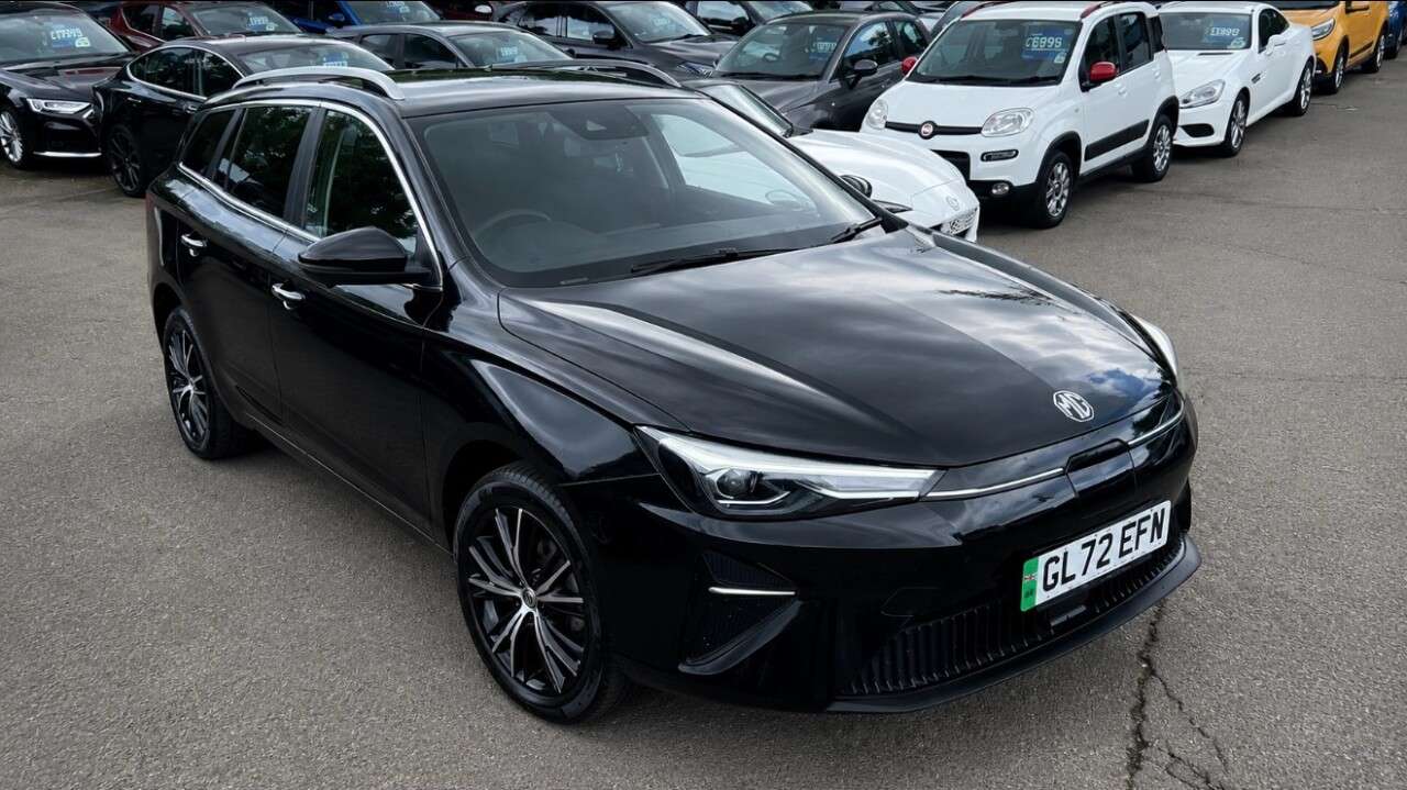 A 2022 MG MG5 Black 61.1kWh Trophy Long Range estate, 29,802 miles, Electric Automatic, 3 A 2022 MG MG5 Black 61.1kWh Trophy Long Range estate, 29,802 miles, Electric Automatic, 3