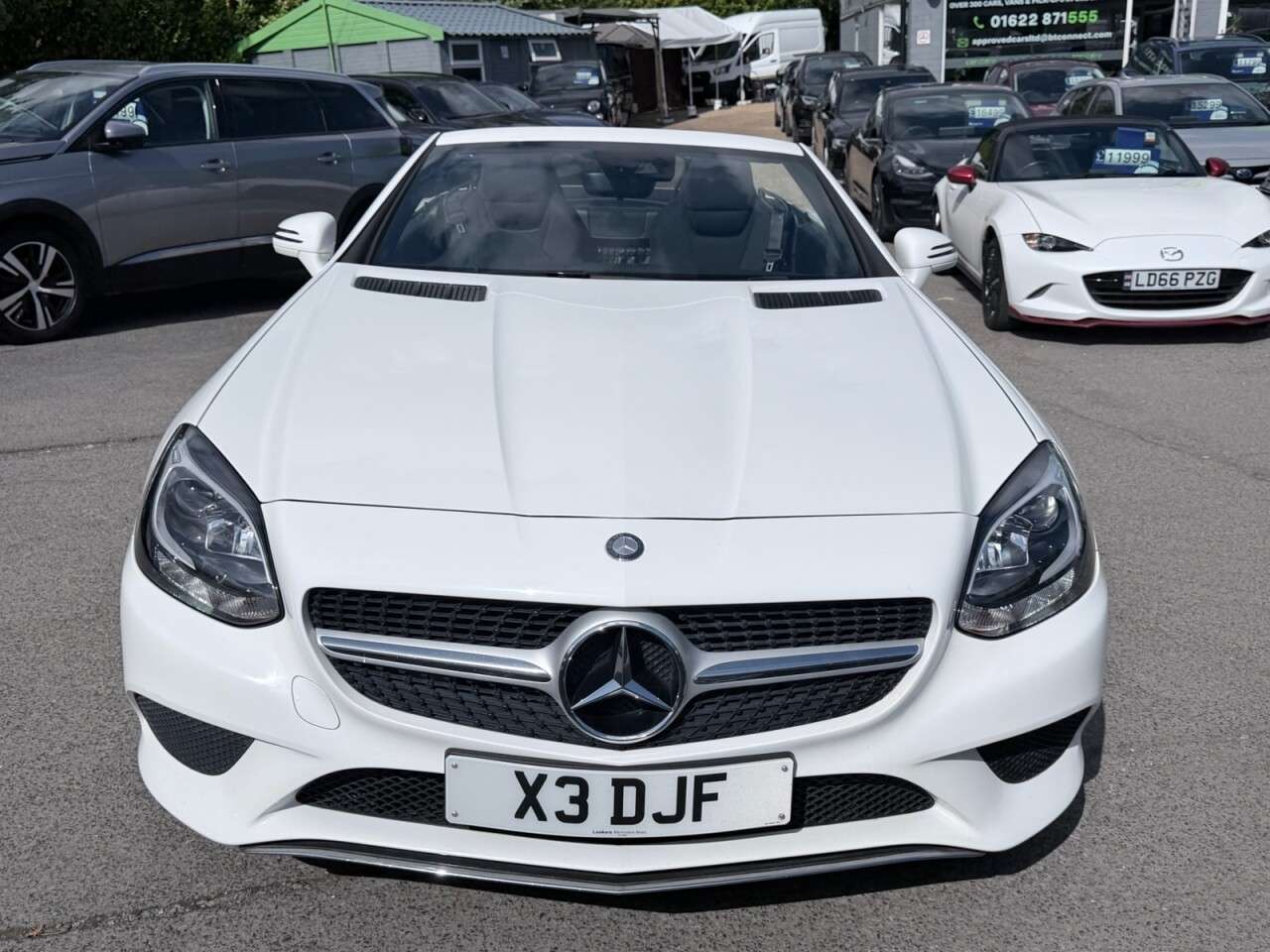 A 2017 MERCEDES-BENZ SLC White 2.1 SLC250d Sport Convertible, 14,989 miles, Euro 6, Automatic, 17in A 2017 MERCEDES-BENZ SLC White 2.1 SLC250d Sport Convertible, 14,989 miles, Euro 6, Automatic, 17in