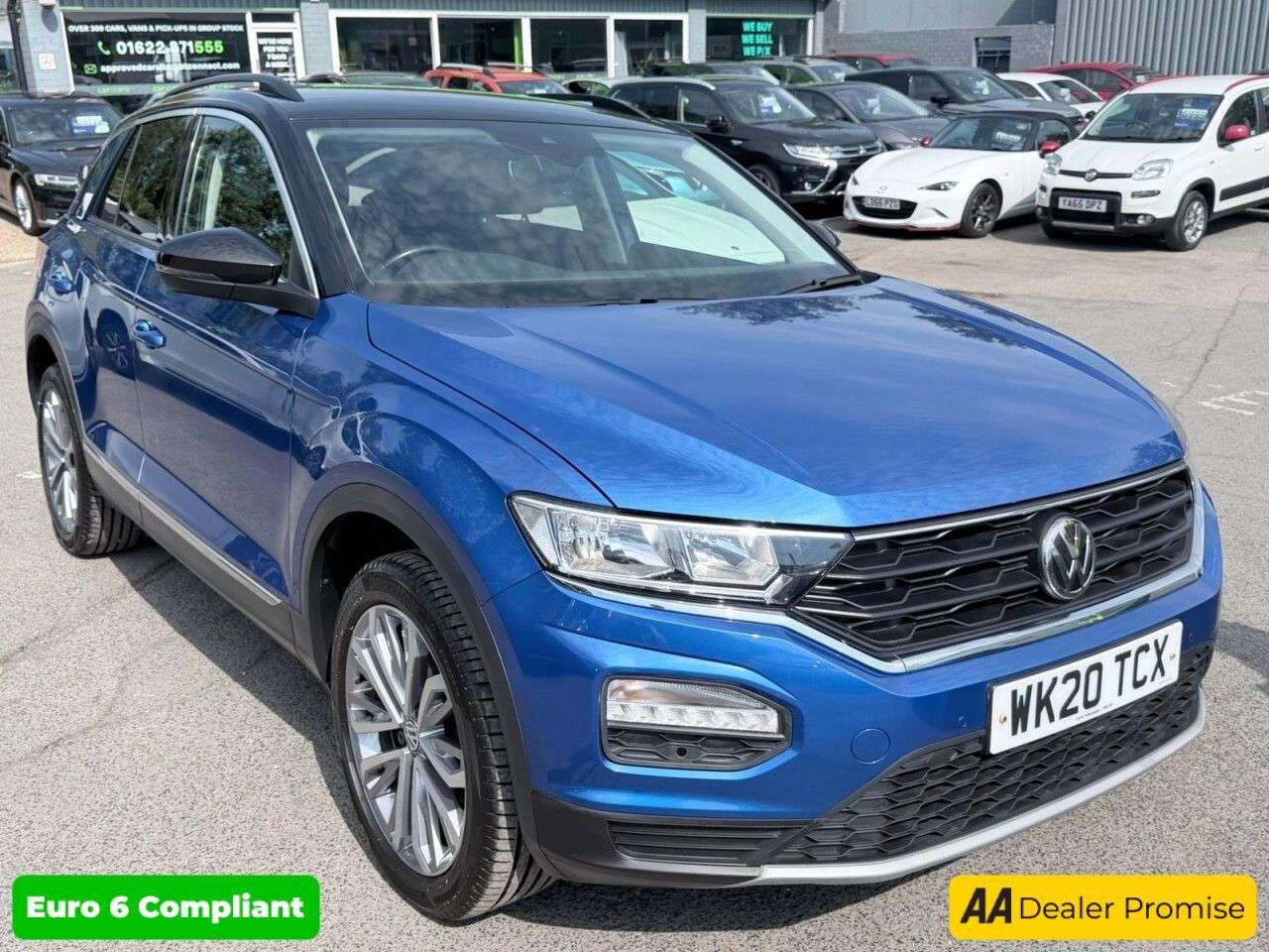 A 2020 VOLKSWAGEN T-ROC 1.5 TSI GPF EVO Design SUV 5dr Petrol DSG Euro 6 (s/s) (150 ps) in metallic A 2020 VOLKSWAGEN T-ROC 1.5 TSI GPF EVO Design SUV 5dr Petrol DSG Euro 6 (s/s) (150 ps) in metallic