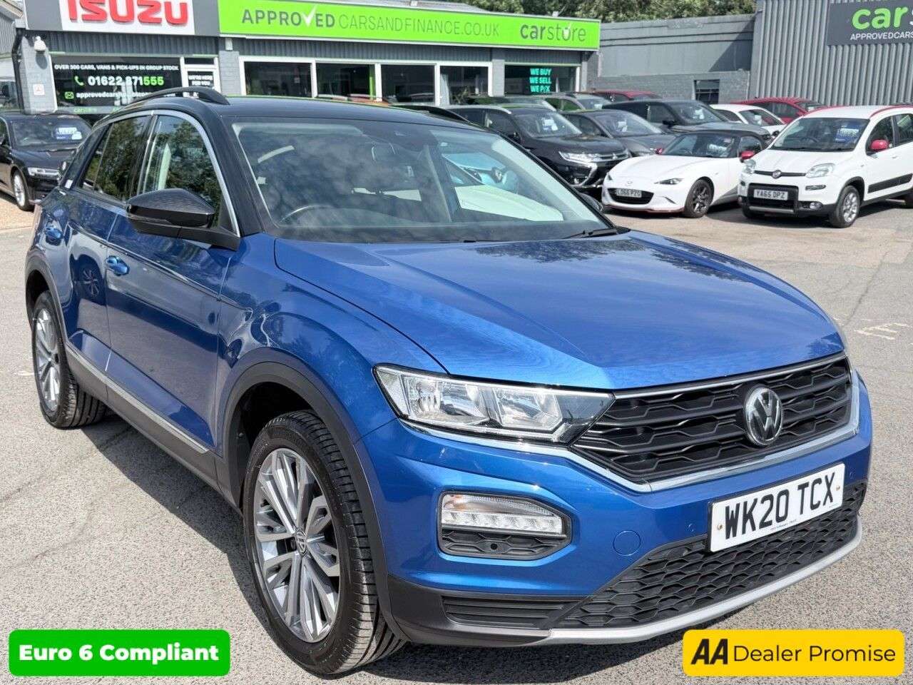 A 2020 VOLKSWAGEN T-ROC 1.5 TSI GPF EVO Design SUV 5dr Petrol DSG Euro 6 (s/s) (150 ps) in metallic A 2020 VOLKSWAGEN T-ROC 1.5 TSI GPF EVO Design SUV 5dr Petrol DSG Euro 6 (s/s) (150 ps) in metallic