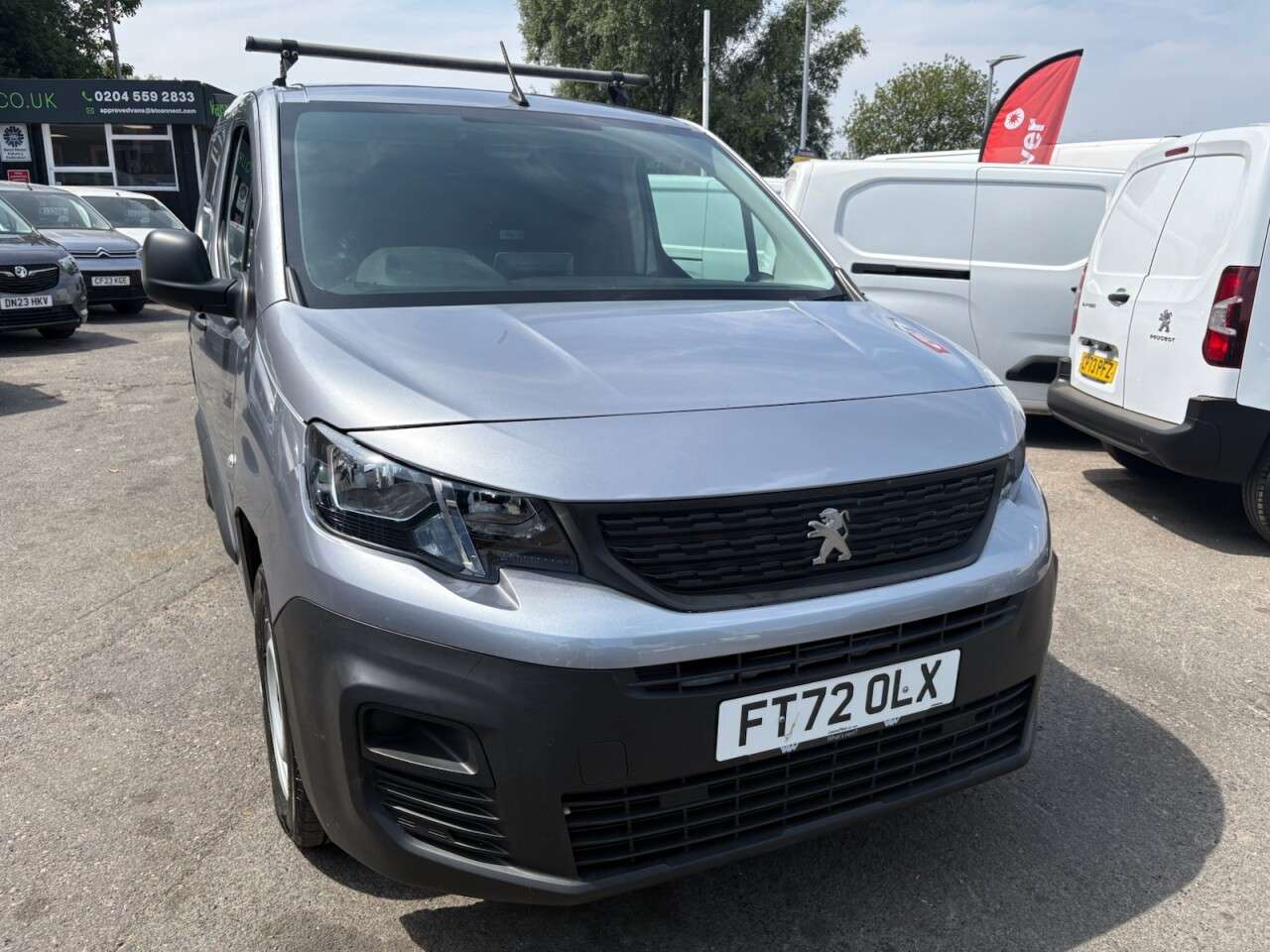 A 2023 PEUGEOT PARTNER Grey 1.5 BlueHDi Professional Premium+ van, 49,800 miles, Euro 6, CarPlay/A A 2023 PEUGEOT PARTNER Grey 1.5 BlueHDi Professional Premium+ van, 49,800 miles, Euro 6, CarPlay/A