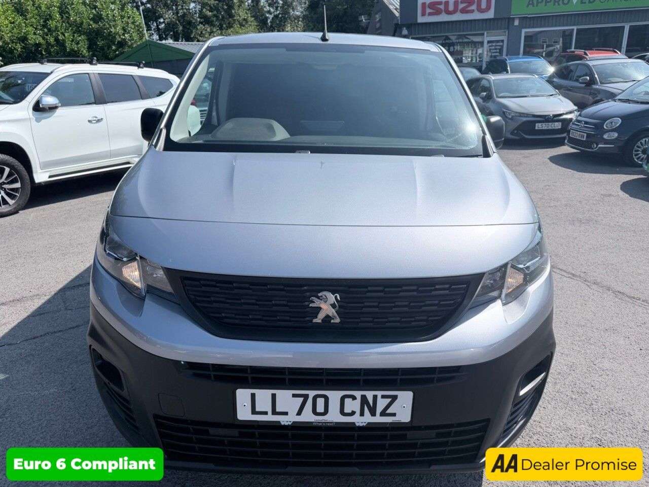 A 2021 PEUGEOT PARTNER Grey 1.5 BlueHDi Professional van, 20,400 miles, Euro 6, 5-Speed manual, 8i A 2021 PEUGEOT PARTNER Grey 1.5 BlueHDi Professional van, 20,400 miles, Euro 6, 5-Speed manual, 8i