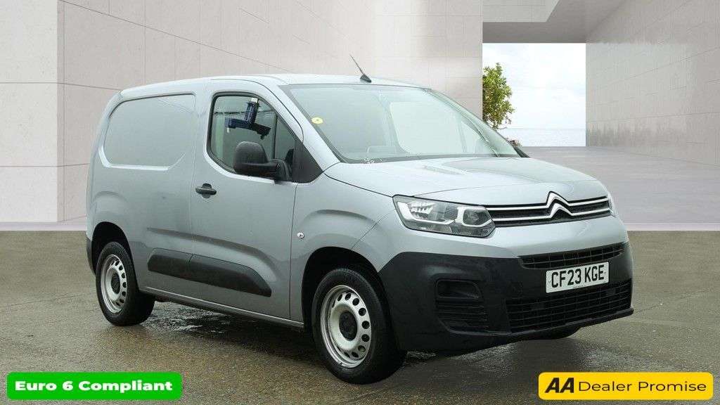 A 2023 CITROEN BERLINGO Grey 1.5 BlueHDi Enterprise Edition M van, 22,616 miles, Euro 6, 8in Touchs A 2023 CITROEN BERLINGO Grey 1.5 BlueHDi Enterprise Edition M van, 22,616 miles, Euro 6, 8in Touchs