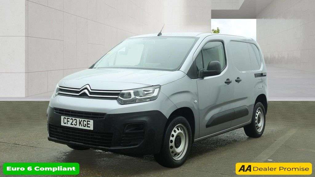 A 2023 CITROEN BERLINGO Grey 1.5 BlueHDi Enterprise Edition M van, 22,616 miles, Euro 6, 8in Touchs A 2023 CITROEN BERLINGO Grey 1.5 BlueHDi Enterprise Edition M van, 22,616 miles, Euro 6, 8in Touchs