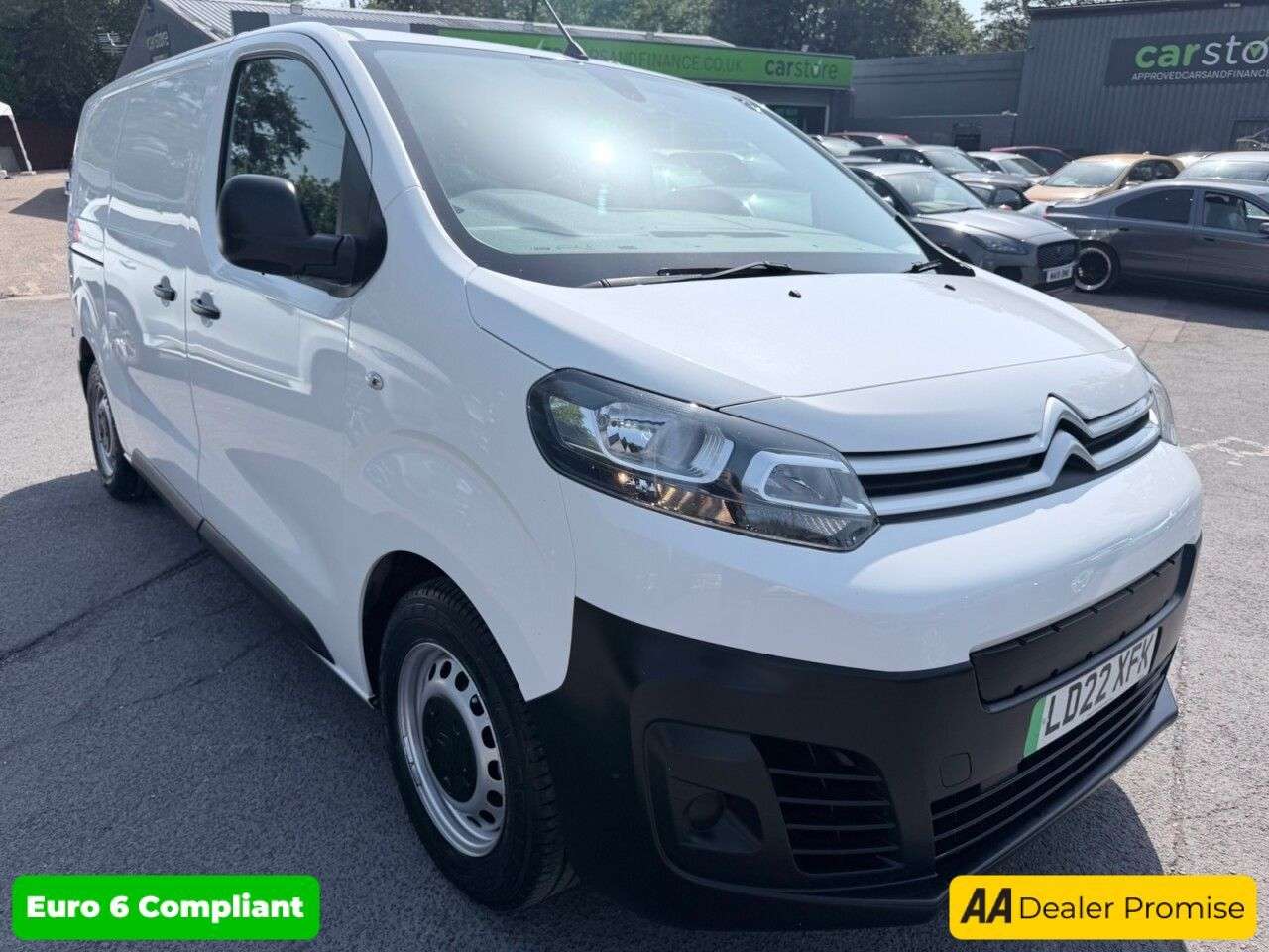 A 2022 CITROEN E-DISPATCH White E 1000 75kWh Enterprise Pro electric van, 14,350 miles, Automatic, A/ A 2022 CITROEN E-DISPATCH White E 1000 75kWh Enterprise Pro electric van, 14,350 miles, Automatic, A/