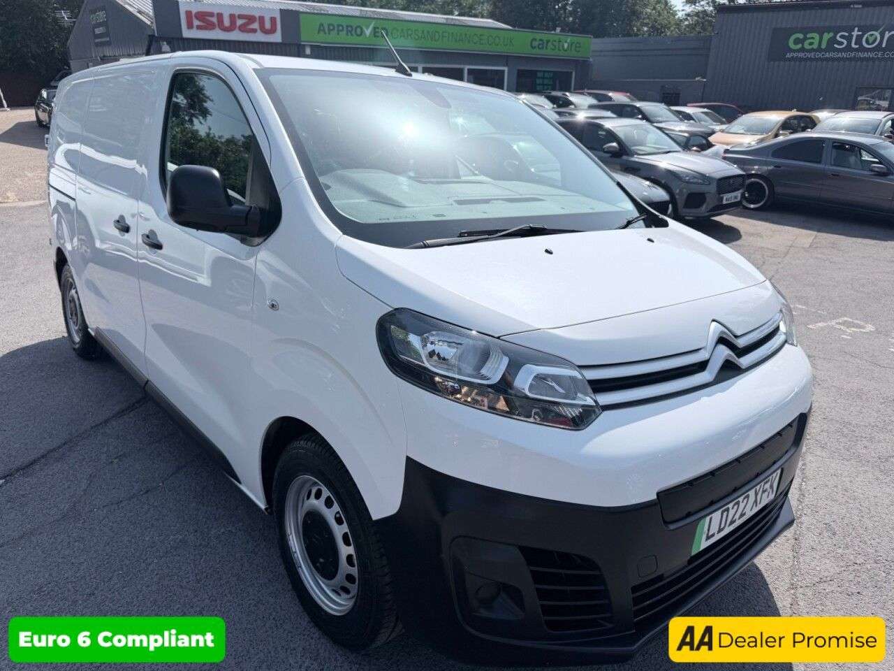 A 2022 CITROEN E-DISPATCH White E 1000 75kWh Enterprise Pro electric van, 14,350 miles, Automatic, A/ A 2022 CITROEN E-DISPATCH White E 1000 75kWh Enterprise Pro electric van, 14,350 miles, Automatic, A/