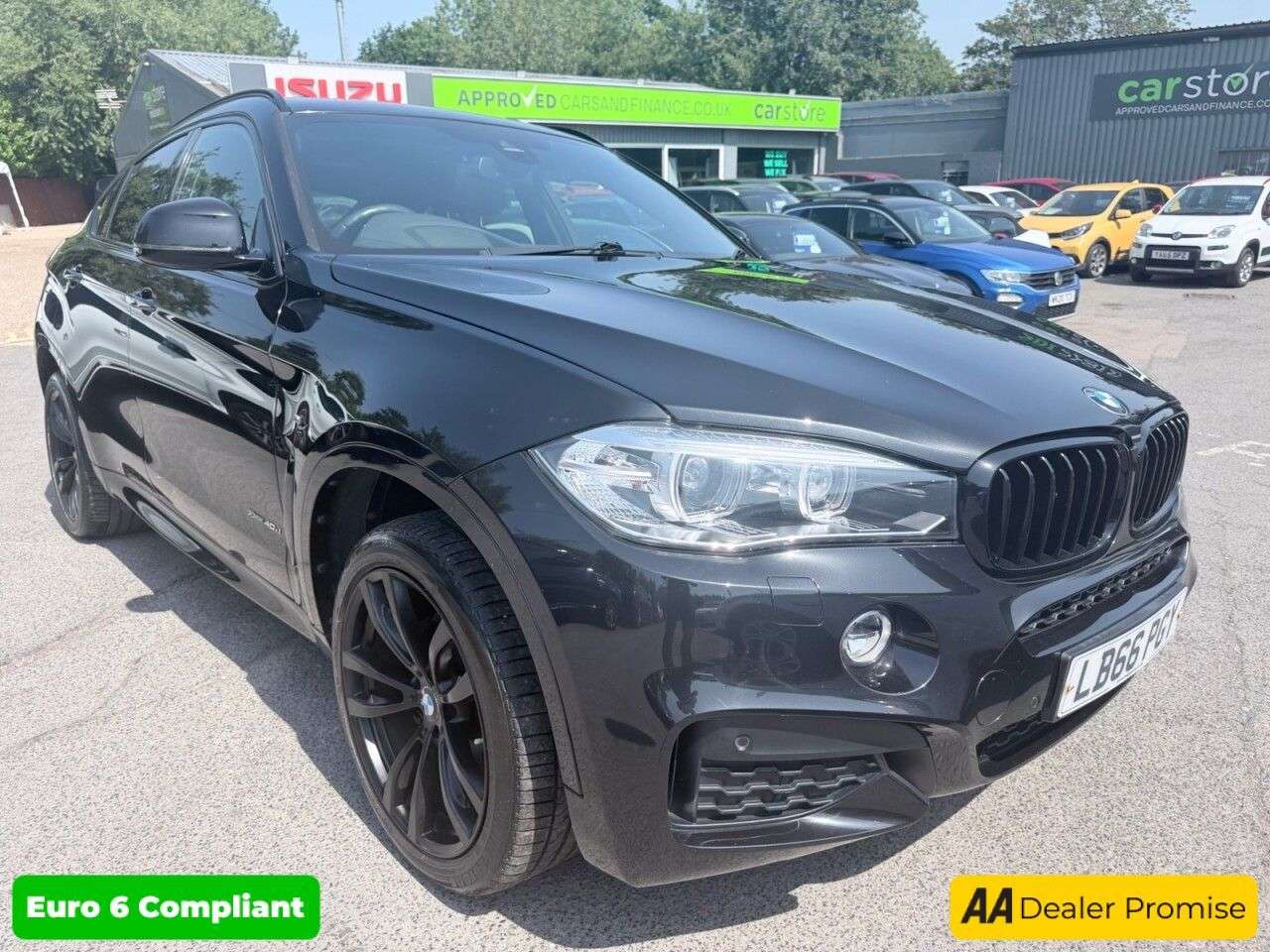 A 2017 BMW X6 Black 3.0 40d M Sport SUV, 88,500 miles, Euro 6, Automatic xDrive, HK audio A 2017 BMW X6 Black 3.0 40d M Sport SUV, 88,500 miles, Euro 6, Automatic xDrive, HK audio