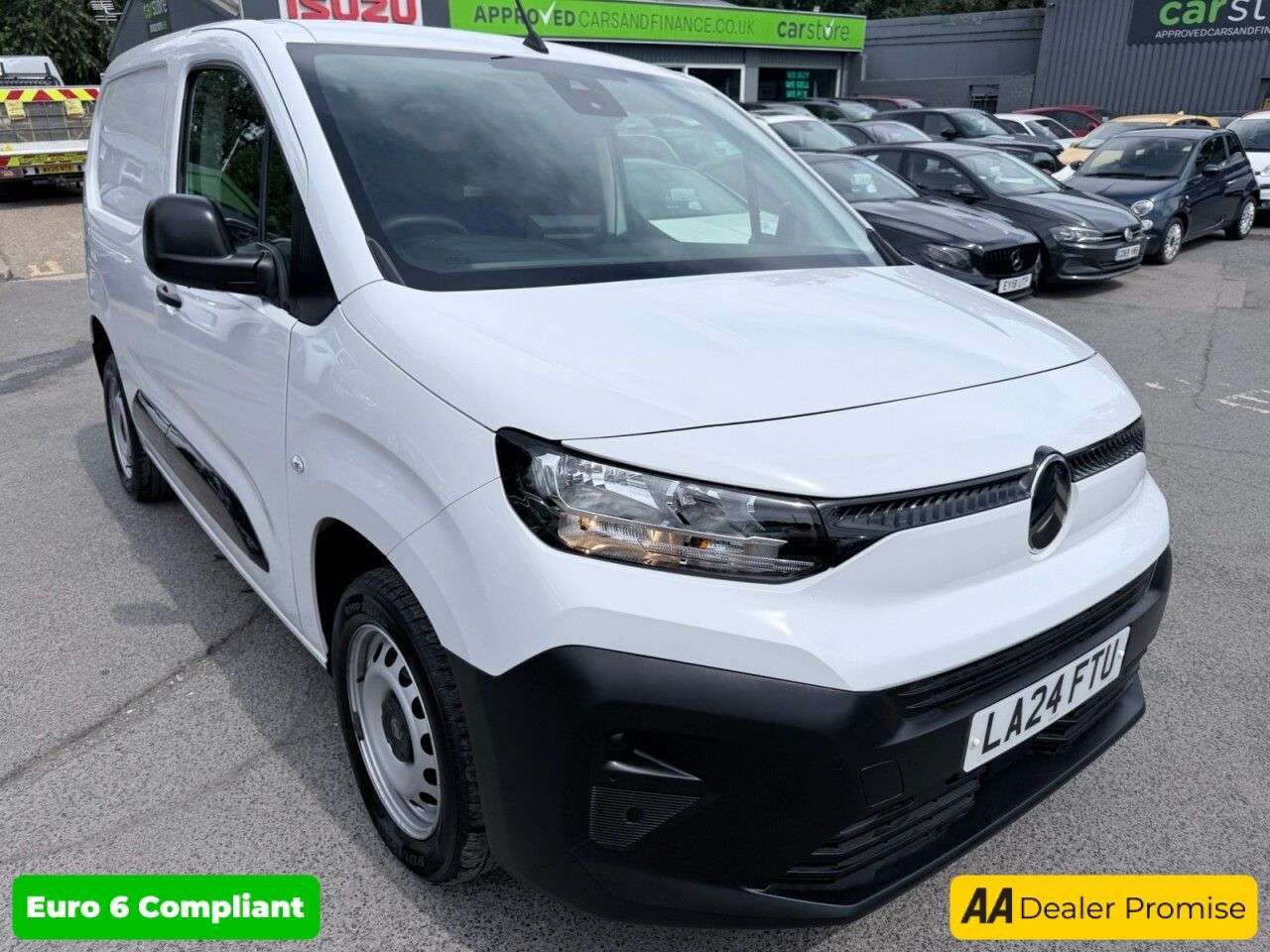 A 2024 CITROEN BERLINGO White 1.5 BlueHDi Enterprise M van, 13,400 miles, Euro 6, 6-speed manual, A A 2024 CITROEN BERLINGO White 1.5 BlueHDi Enterprise M van, 13,400 miles, Euro 6, 6-speed manual, A