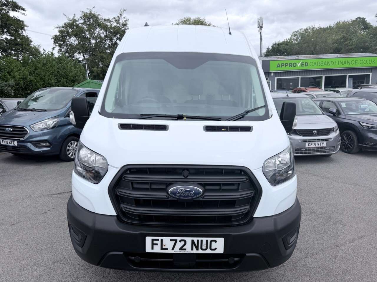 A 2022 FORD TRANSIT White 2.0 350 EcoBlue L3 H3 van, 57,500 miles, Euro 6, Air Conditioning, Bl A 2022 FORD TRANSIT White 2.0 350 EcoBlue L3 H3 van, 57,500 miles, Euro 6, Air Conditioning, Bl