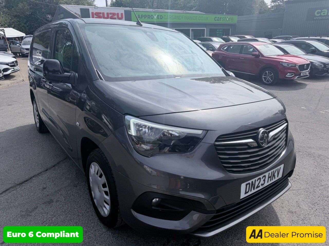 A 2023 VAUXHALL COMBO Grey 1.5 Turbo D 2300 Pro L2 van, 31,000 miles, Euro 6, 6-Speed manual, Sat A 2023 VAUXHALL COMBO Grey 1.5 Turbo D 2300 Pro L2 van, 31,000 miles, Euro 6, 6-Speed manual, Sat