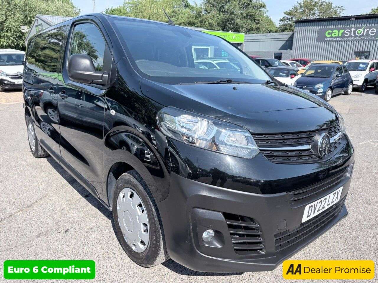 A 2022 VAUXHALL VIVARO Black 1.5 Turbo D 2900 Dynamic van, 29,000 miles, Euro 6, 6-Speed manual, C A 2022 VAUXHALL VIVARO Black 1.5 Turbo D 2900 Dynamic van, 29,000 miles, Euro 6, 6-Speed manual, C