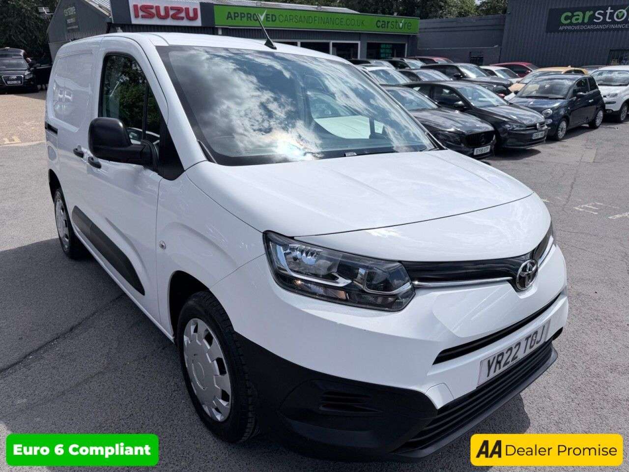 A 2022 TOYOTA PROACE CITY White 1.5 BlueHDi Active van, 33,000 miles, Euro 6, 6-Speed manual, Air Con A 2022 TOYOTA PROACE CITY White 1.5 BlueHDi Active van, 33,000 miles, Euro 6, 6-Speed manual, Air Con