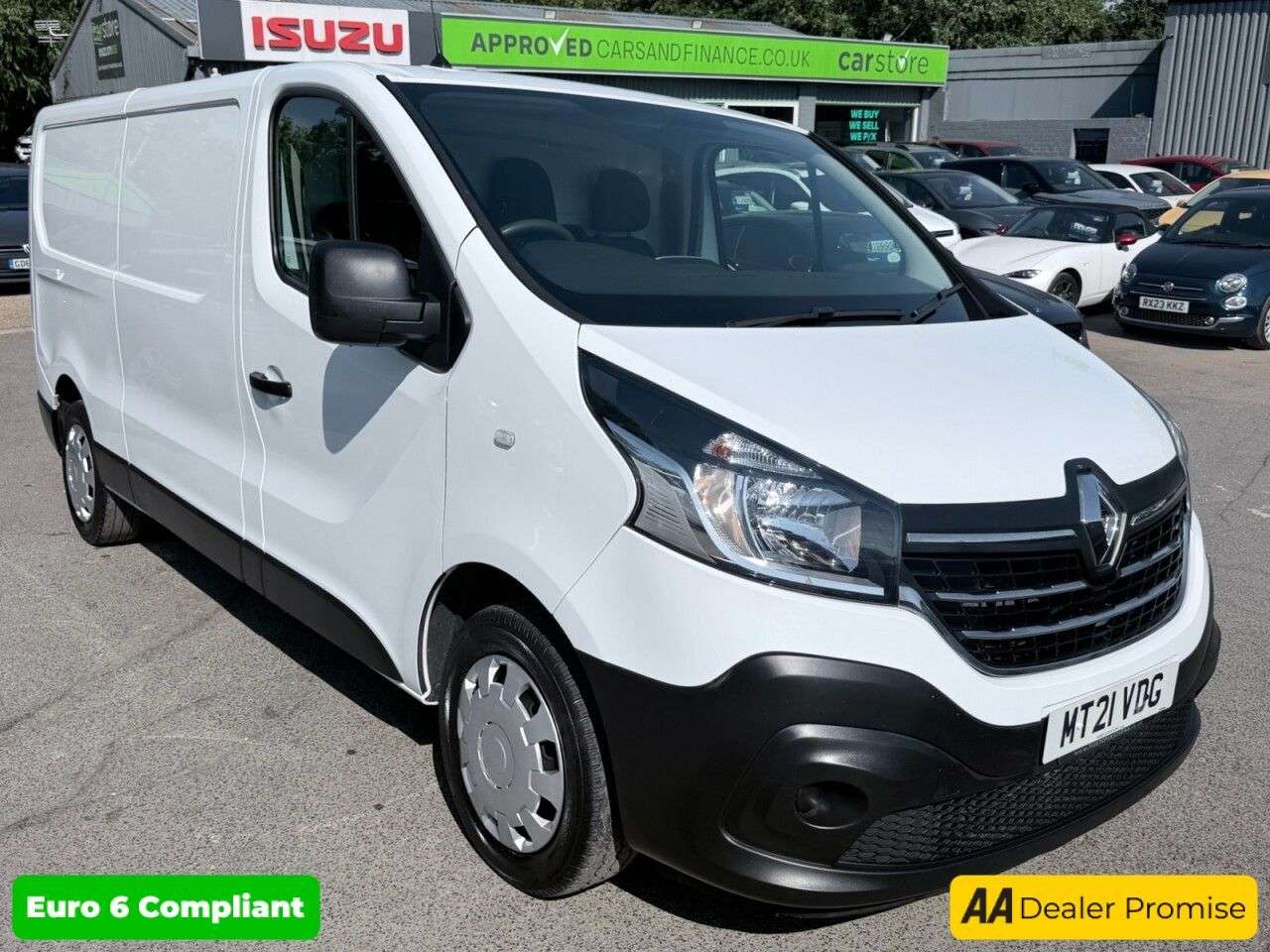 A 2021 RENAULT TRAFIC White 2.0 dCi ENERGY 30 Business+ van, 50,000 miles, Euro 6, Air Conditioni A 2021 RENAULT TRAFIC White 2.0 dCi ENERGY 30 Business+ van, 50,000 miles, Euro 6, Air Conditioni