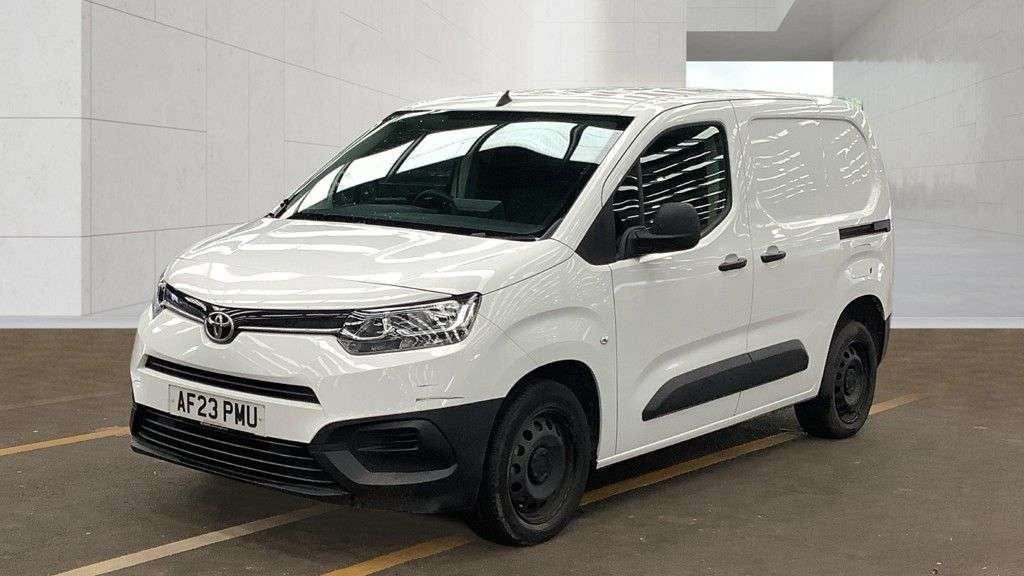 A 2023 TOYOTA PROACE CITY White 1.5 BlueHDi Active van, 39,200 miles, Euro 6, 6-Speed manual, Air Con A 2023 TOYOTA PROACE CITY White 1.5 BlueHDi Active van, 39,200 miles, Euro 6, 6-Speed manual, Air Con
